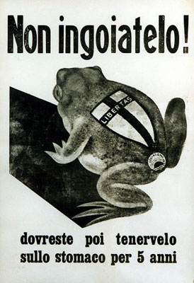 Propaganda elettorale del Fronte popolare.
