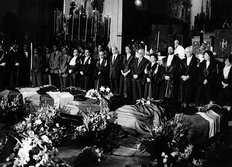 I funerali per le vittime della strage di Capaci.